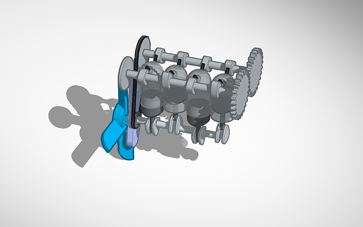 3D design Sim Lab Engine - Tinkercad