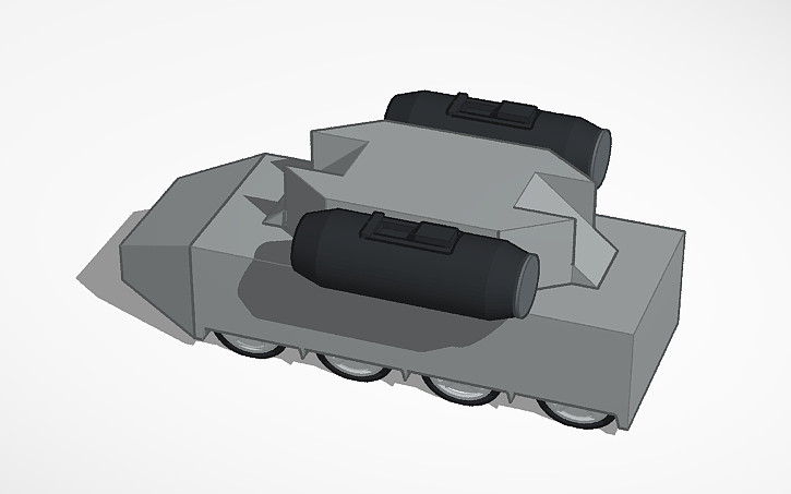 3D design Tank (SIMLAB) - Tinkercad