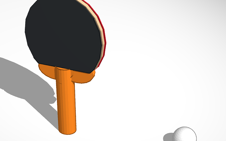 3D design raket - Tinkercad