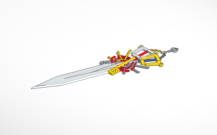 3D design True X-blade - Tinkercad