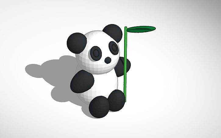 3D design Panda - Tinkercad