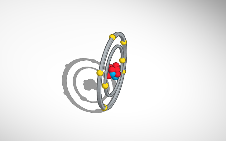 3D design Nitrogen - Tinkercad