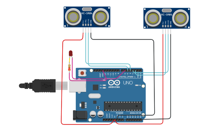 Circuit design POSTURE CORRECTOR REVISED - Tinkercad