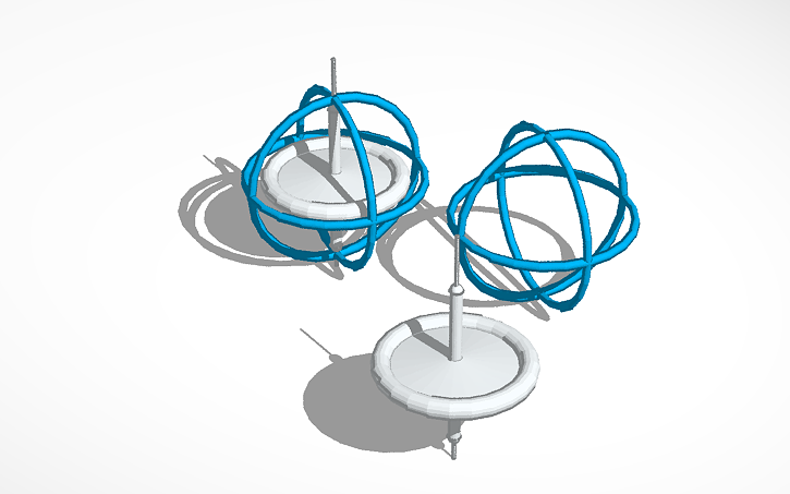 3D design gyroscope - Tinkercad