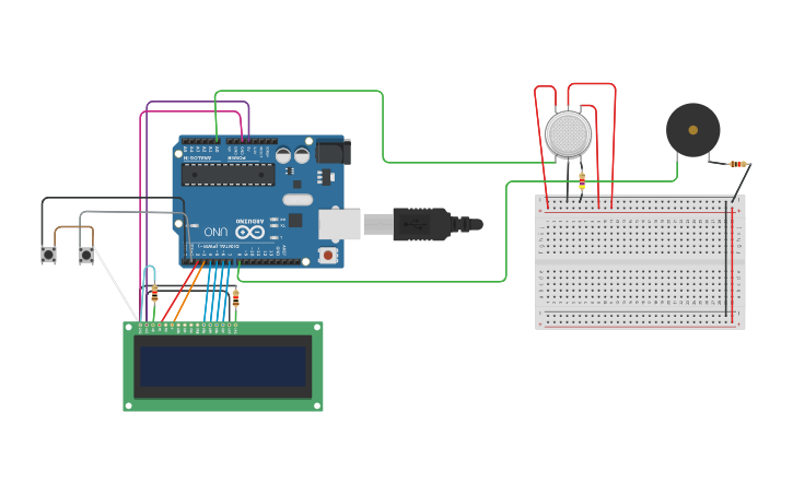 Circuit design Digital Clock using Arduino - Tinkercad