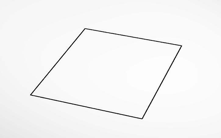 3D design Template B - Rectangle 40ft x 50ft - Tinkercad