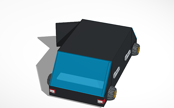 3D design tesla model 3 - Tinkercad