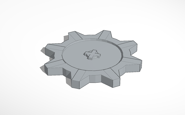 3D design COG - Tinkercad