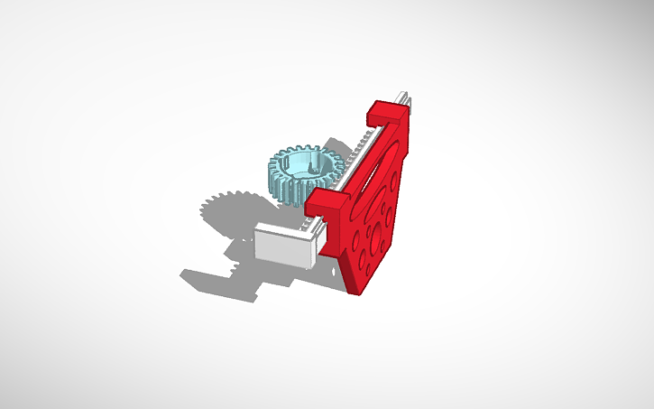 3D design Dynamixel SCARA Rack and Pinion - Tinkercad