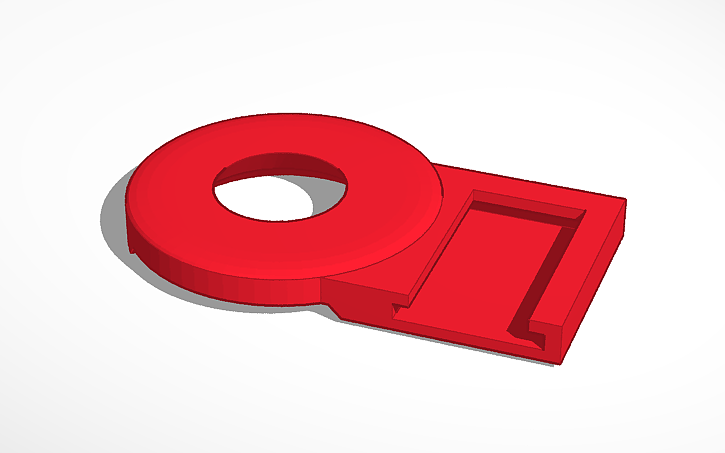 3D design Hall sensor holder - Tinkercad