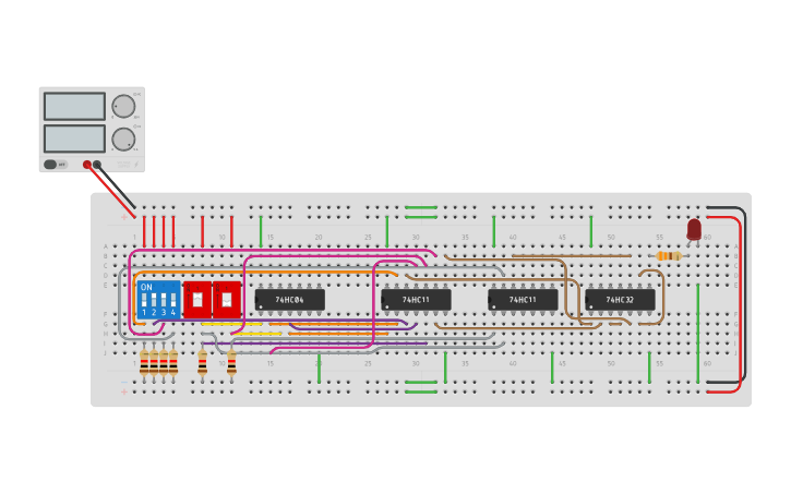 Tinker Ui Circuit design Multiplexor - Tinkercad