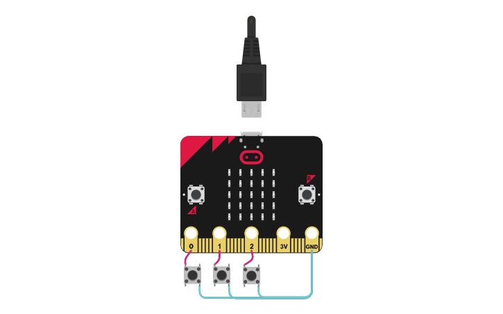 Circuit design Micro: bit - Tinkercad