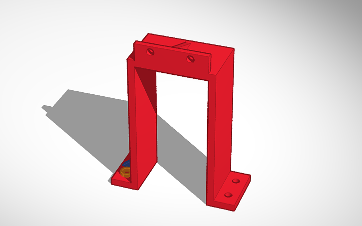 3D design Standard Size Servo Mount Vertical WLtoys 12428 - Tinkercad
