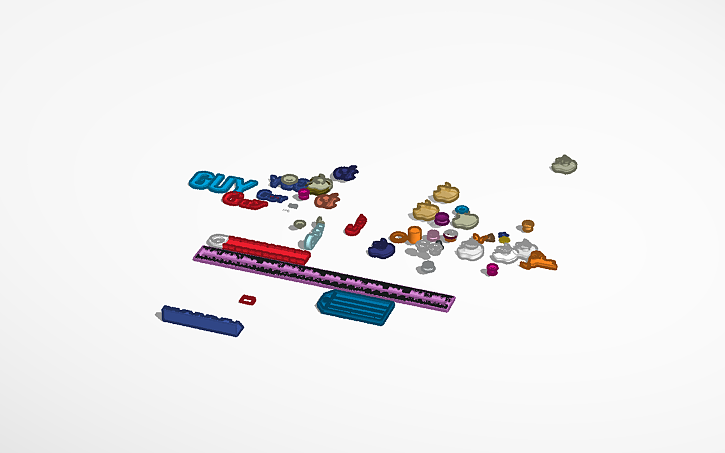 3D design Jibbitz - Tinkercad