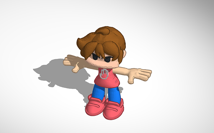 3D design FNF Chris Version 2 - Tinkercad