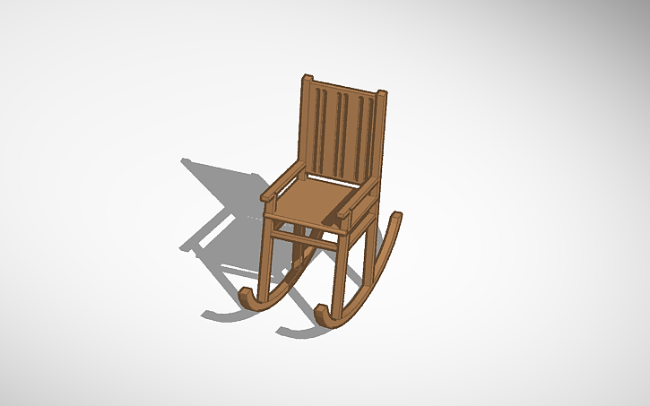 3D design Fantastic Rocking Chair - Tinkercad