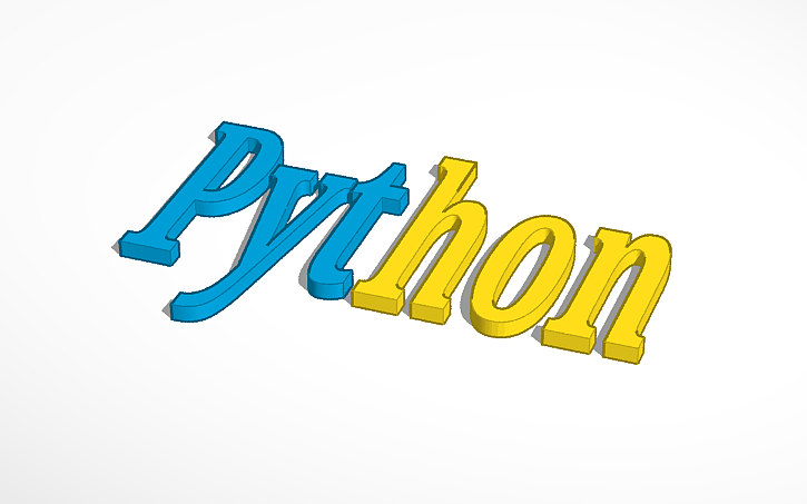 3D design Python - Tinkercad