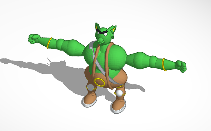 3D design Goblin - Tinkercad
