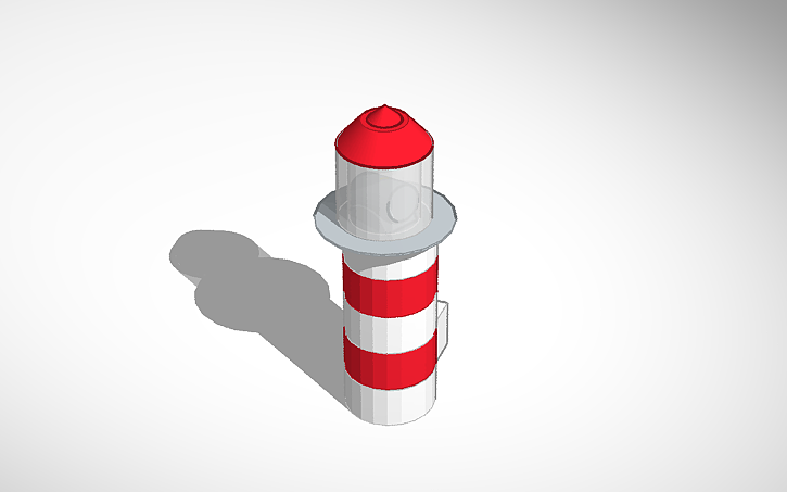 3D design lighthouse - Tinkercad