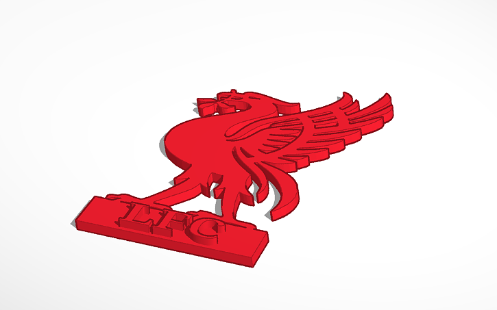3D design Liverpool FC - Tinkercad