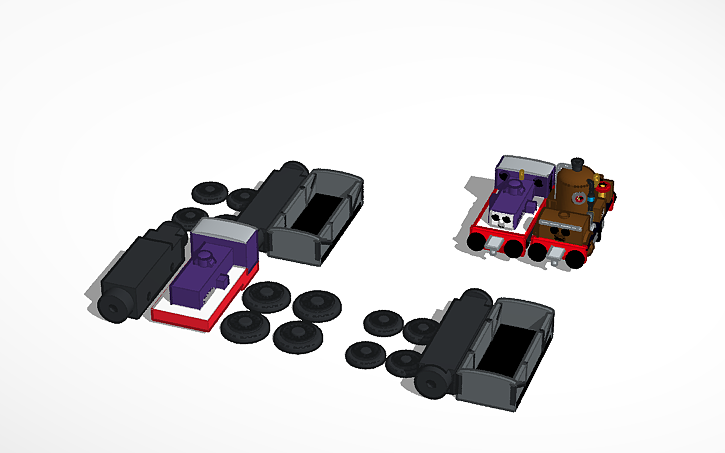 3D design Pebble the Little China Clay Engine | TWR (Edit) - Tinkercad
