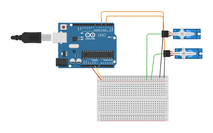 Circuit design Incredible Rottis - Tinkercad