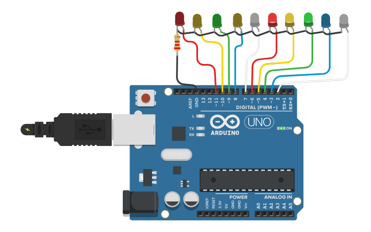 Circuit design Copy of Blink LED - Tinkercad