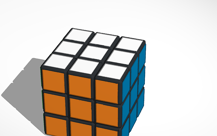 3D design rubix cubes - Tinkercad