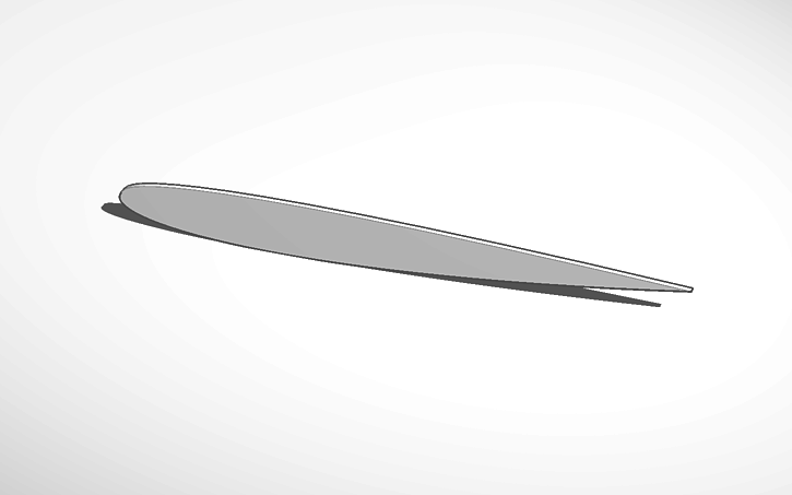 3D design Wing Rib - Tinkercad