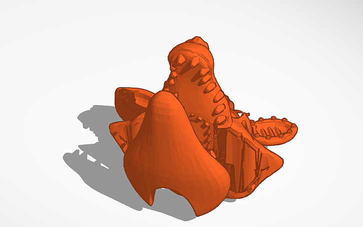 3D design Withered Foxy 13 Hinged jaw - Tinkercad