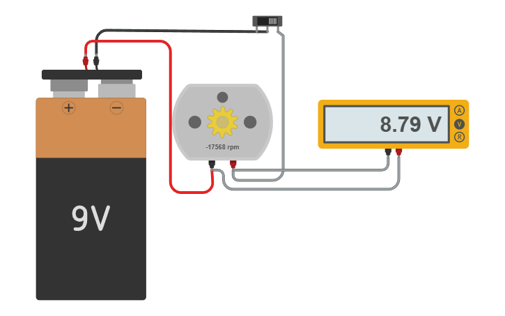 Circuit design Basit Elektrik Devresi - Simple Electric Circuit - Tinkercad