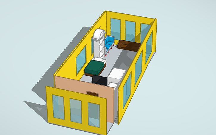3D design Copy of Interior Design Challenge - Tinkercad