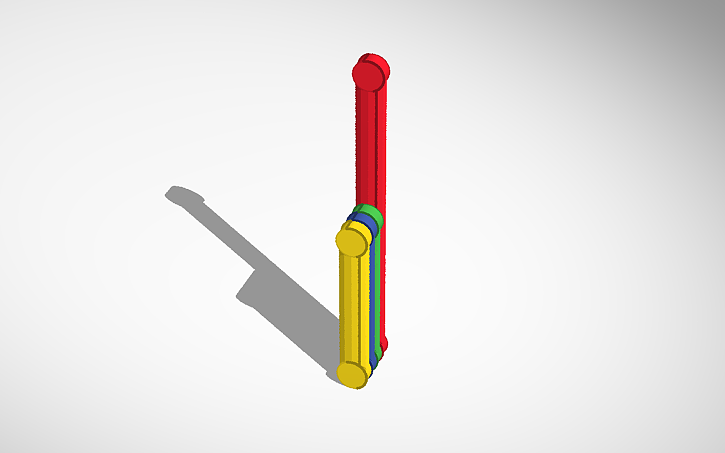 3D design Quadruple Pendulum - Tinkercad