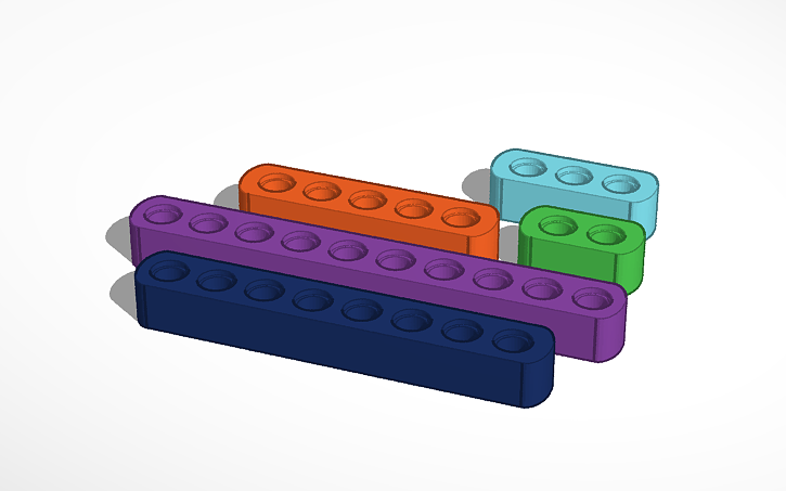 3D design Nigel 3Dprintbot- NXT/EV3 Robot Chassis Handle - Tinkercad