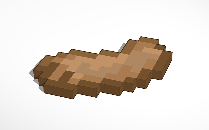 3D design Minecraft Rabbit's Foot - Tinkercad