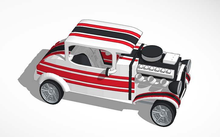 3D design Hot rod - Tinkercad