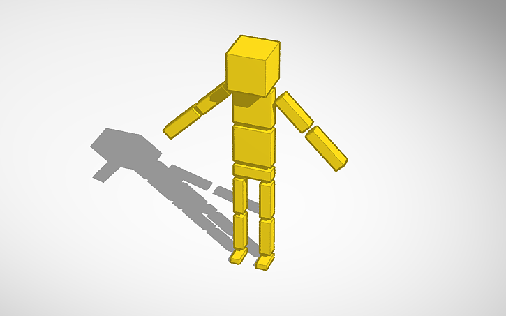 Quixels Ragdoll Design 3D design Ragdoll - Tinkercad