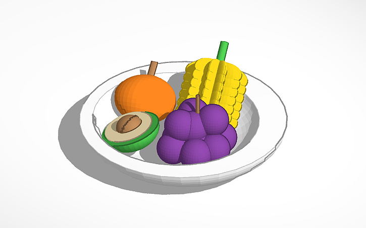3D design Fruit - Tinkercad