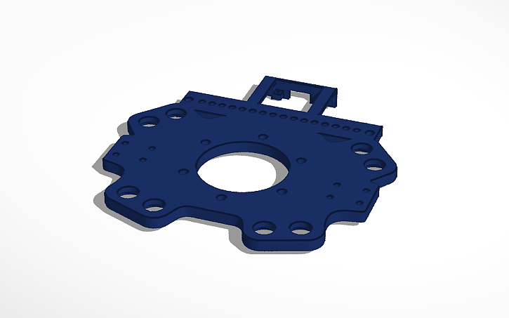 3D design Thrustmaster wheel base - Tinkercad