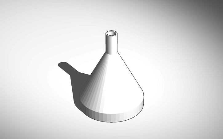 3D design Funnel - Tinkercad