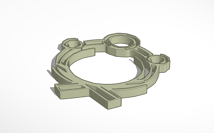 3D design Electro genshin impact vision inazuma - Tinkercad