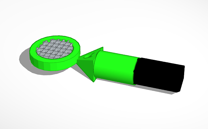 3D design Tennis Racket - Tinkercad