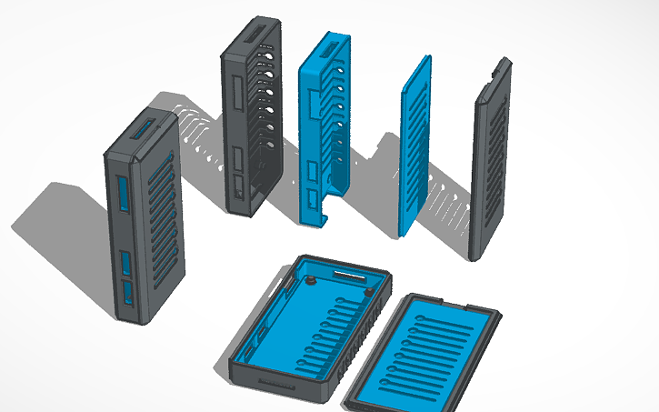 3D design Pi Zero W Case - Circuitry - Tinkercad