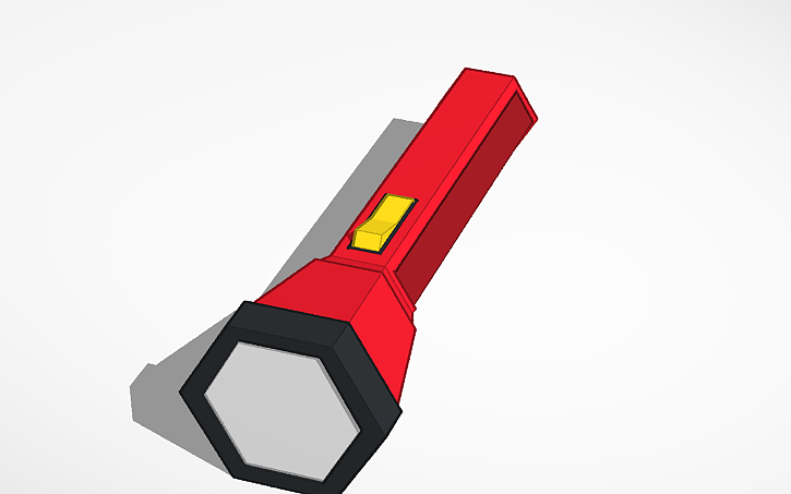 3D design Mini torch - Tinkercad