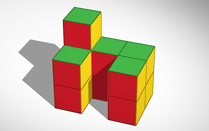 3D design 15-cubics - Tinkercad