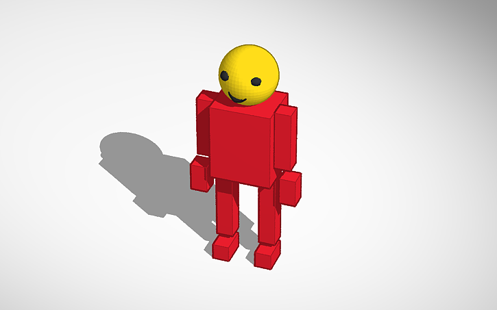 3D design ragdoll - Tinkercad