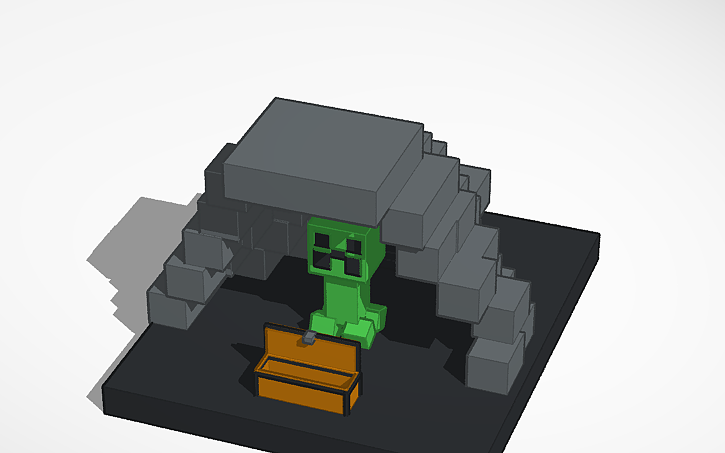 3D design creeper - Tinkercad