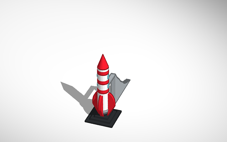 3D design Roket - Tinkercad