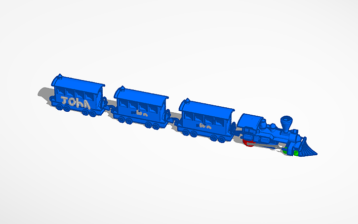 3D design Silly train - Tinkercad