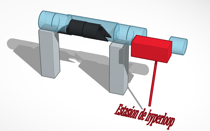 3D design Hyperloop - Tinkercad